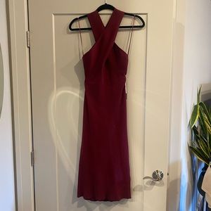 HALTER SWEATER DRESS